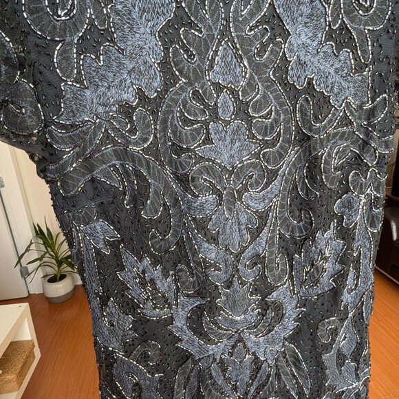 Gorgeous beaded gown, elegant yet contemporary, perfect for MOB, wedding, etc. - Picture 11 of 16